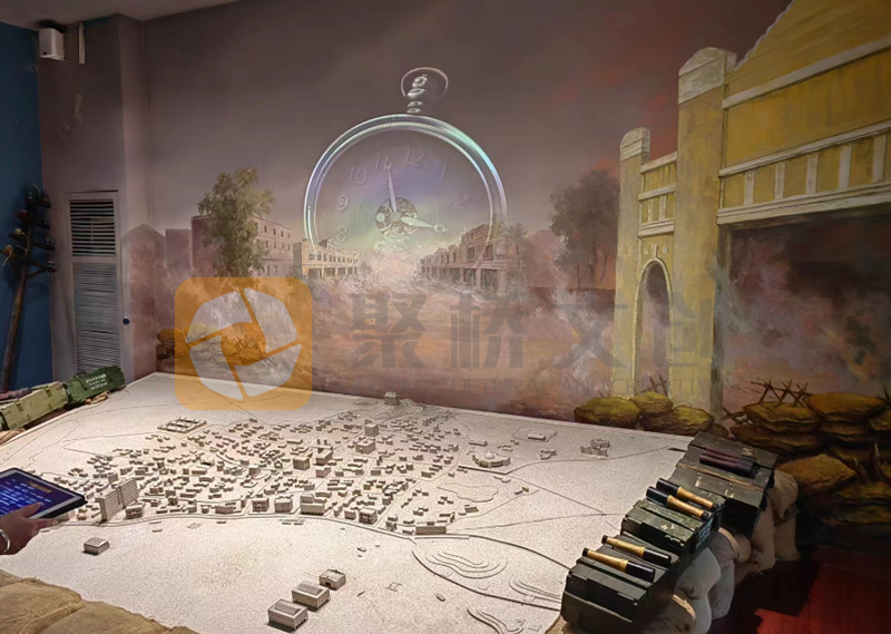 景區里的紅色展廳建設