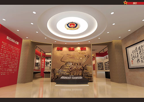 軍史展廳設計中的色彩搭配技巧?聚橋文創告知您